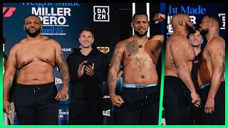 PESAJE JARELL "BIG BABY" MILLER VS LENIER "JUSTICIERO" PERO EN ELIMINATORIA AMB PESO PESADO MAÑANA
