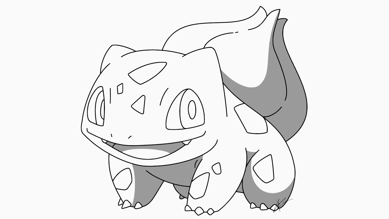 drawing BULBASAUR pokémon | Raw Draw