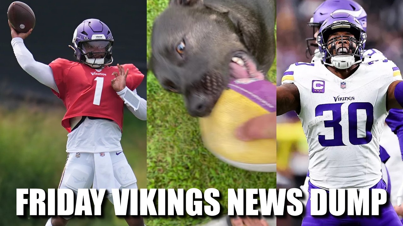 Minnesota Vikings News Dump (8.14.26) | Kyler Rolling. Football Dog. 30 Days! Minnesota Vikings News Dump (8.14.26) | Kyler Rolling. Football Dog. 30 Days!