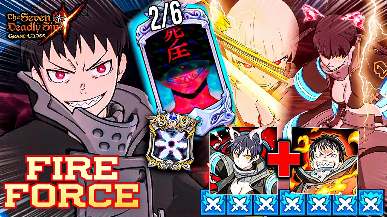 FULL FIRE FORCE COLLAB META!!! 🔥 PRIMERAS IMPRESIONES EN PVP! 🙂 | Seven Deadly Sins: Grand Cross