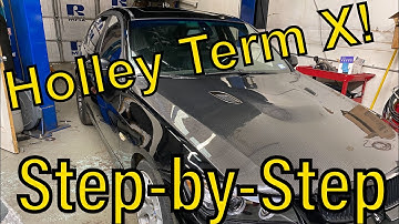 E90/E92 Holley Install - Complete Step by Step walkthrough DIY for Terminator X