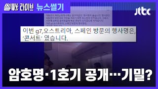 문 대통령 해외 순방 암호명 공개?…'기밀 누설' 논란 / JTBC 썰전라이브