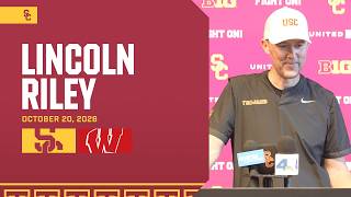 USC HC Lincoln Riley | Tuesday Practice of Wisconsin Week