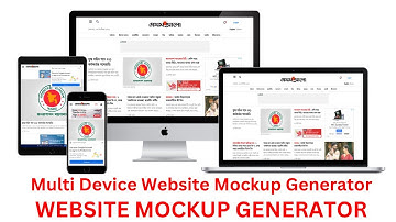 Multi Device Website Mockup Generator and Check Responsive.