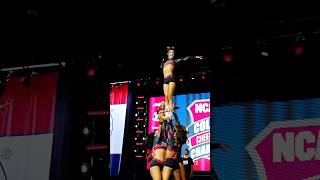 Stunting like a DAWG! 🐶 (FEAT: Navarro College: Small All Girl- NCA 2026) #cheer #nca #navarro