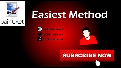 How To Make Youtube Channel Art Using Paint.Net (EASIEST)
