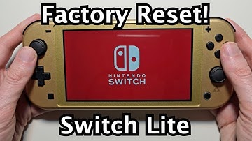 How to Factory Reset Nintendo Switch Lite!