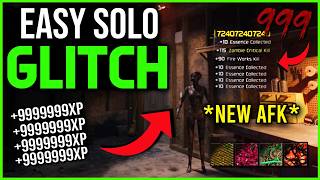 *NEW* SOLO GODMODE AFK XP GLITCH / CAMO GLITCH BO7! GET EVERYTHING NOW ROUND 999 BO7 ZOMBIES GLITCH!