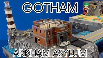 BUILDING GOTHAM CITY IN LEGO - Arkham Starting the next Floor