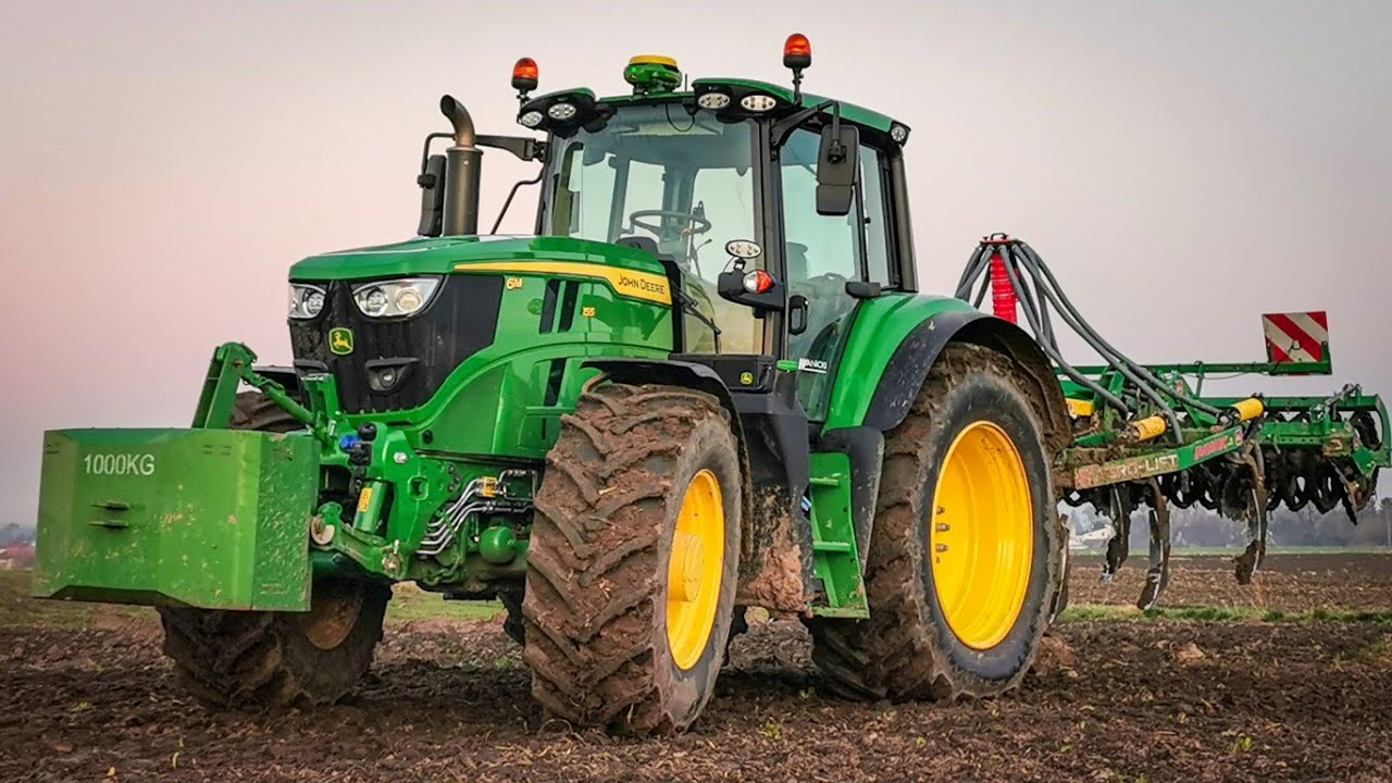 UPRAWA BEZORKOWA PO BURAKACH 🚜 JOHN DEERE 6M 155 & AGRO-LIFT DYNAMIC PRO 3.0 GREEN 🔥 | VLOG #6 |