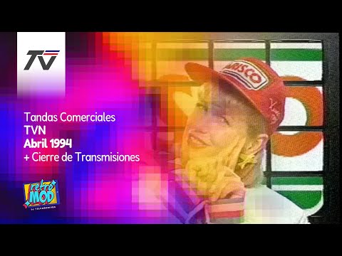 Tandas Comerciales TVN Abril 1994 Cierre De Transmisiones