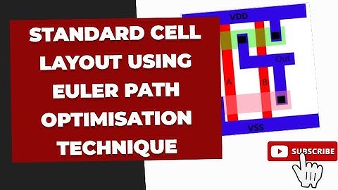 Standard Cell Layout Using Euler Path Optimisation demonstrated in   Cadence Virtuoso.