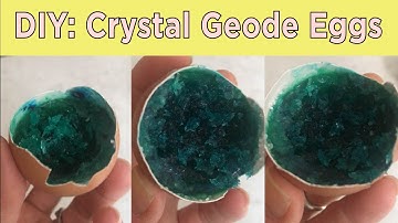 How To Make Crystal Geode Eggs | Easter Tutorial | Parents