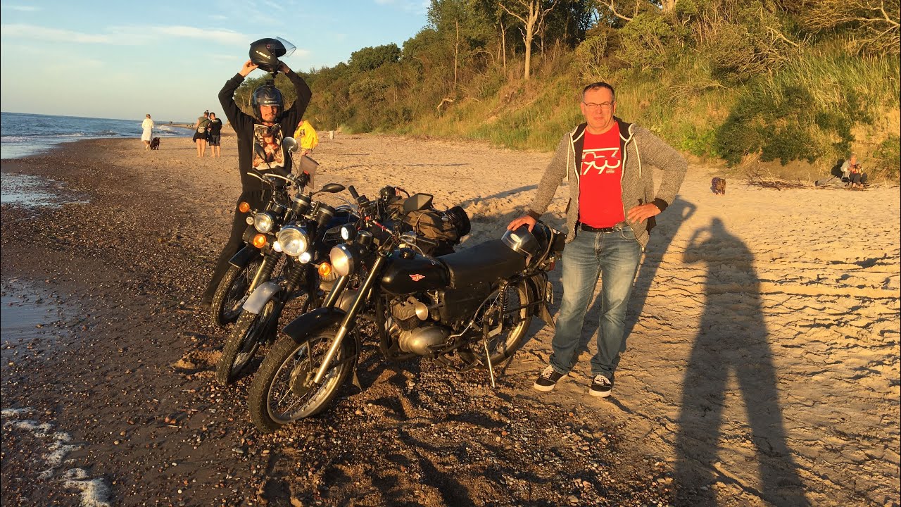 Wsk 125/175 es125 dookoła Polski, ostatni dzień morze Piaski enduro