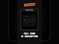 Floating label inputs 💡#coding #shorts #codingshorts #devshorts #programming #viralshorts