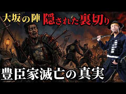 【歴史の闇】大坂の陣を決定づけた「最悪の裏切り」5選！なぜ豊臣は崩壊したのか？家康の罠と身内の背信…その壮絶な末路【歴史解説】