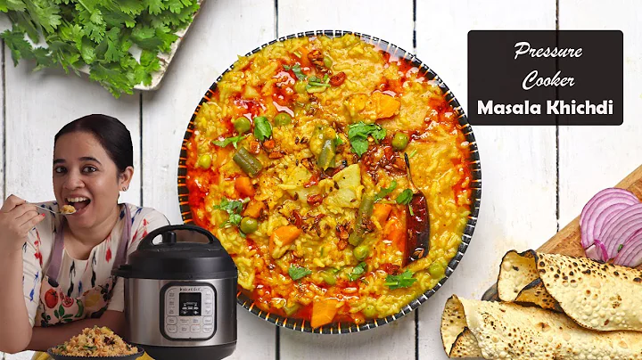 Pressure Cooker Masala Khichdi Recipe (Vegetable Khichdi)