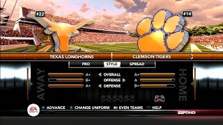 CLEMSON VS TEXAS NCAA FOOTBALL 13 // PS3