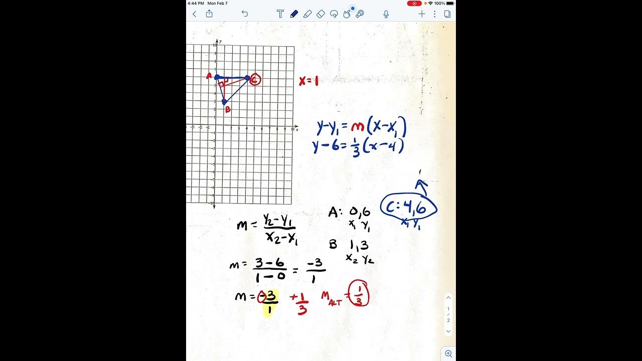 How To Calculate Orthocenter Math (Geometry) YouTube