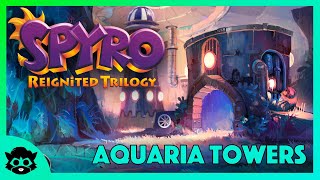 Spyro 2 Reignited Part 7 Aquaria Towers 100% All Gems & Orbs