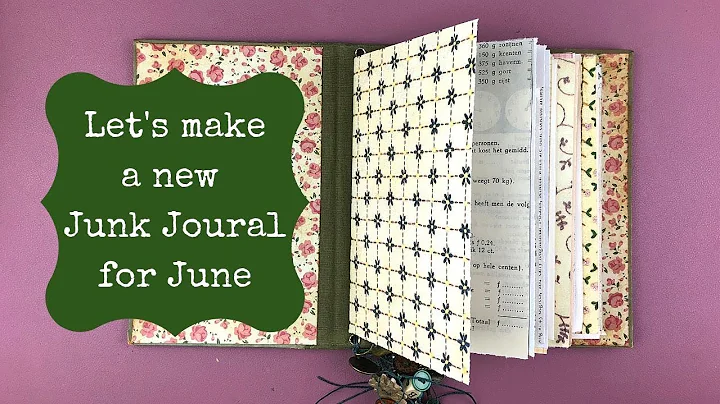 DIY No Sew Junk Journal for Beginners using Johann...