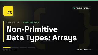 #10  - NonPrimitive DataType: Arrays