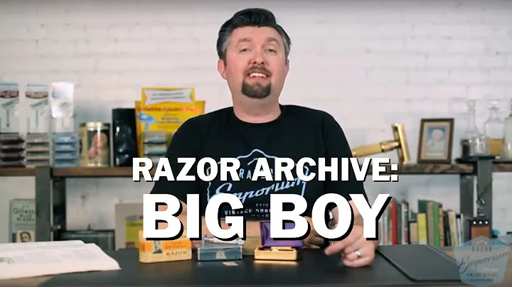 Razor Archive Series: Gillette NEW De Luxe Big Boy...