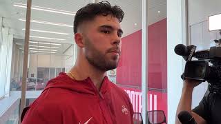 Iowa State TE Keton Roskop spring availability