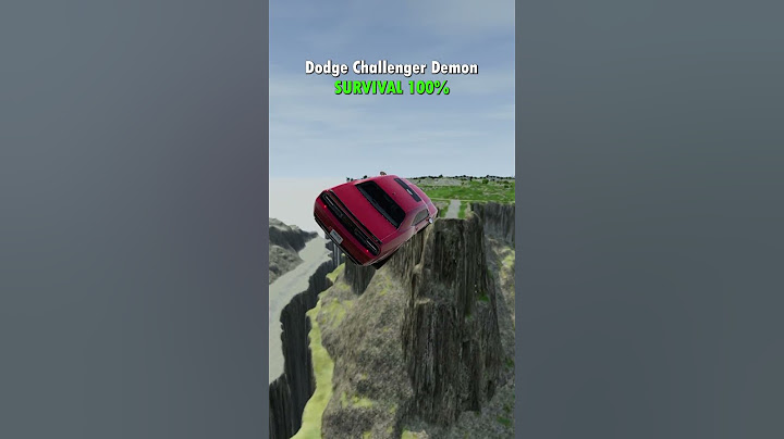 Canyon Car Jump Test