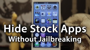How To Hide Stock iOS Apps - No Jailbreak Required - Rag3Hack