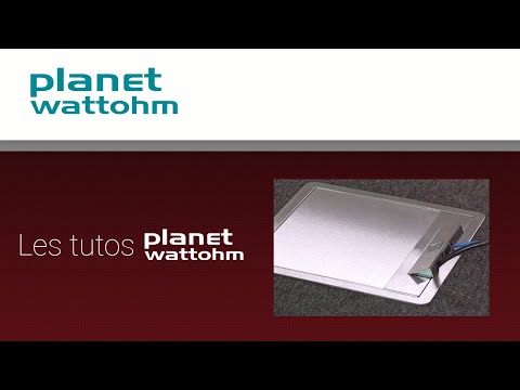 Planet Wattohm - Remplacement du couvercle de la boîte de sol standard