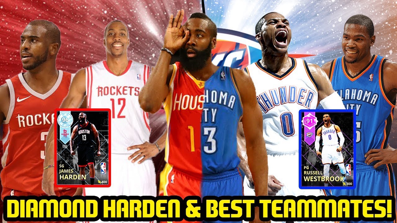 DIAMOND JAMES HARDEN BEST TEAMMATES FT AMETHYST WESTBROOK NBA 2K18 diamond-james-harden-best-teammates-ft-amethyst-westbrook-nba-2k18