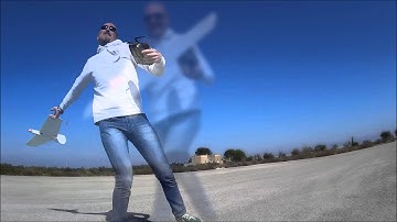 Alula2 DLG Glider RC scratch built maiden flight