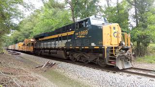 CSX 1869 Chesapeake & Ohio Heritage Unit SB Shady Grove, Alabama 20260601 0828
