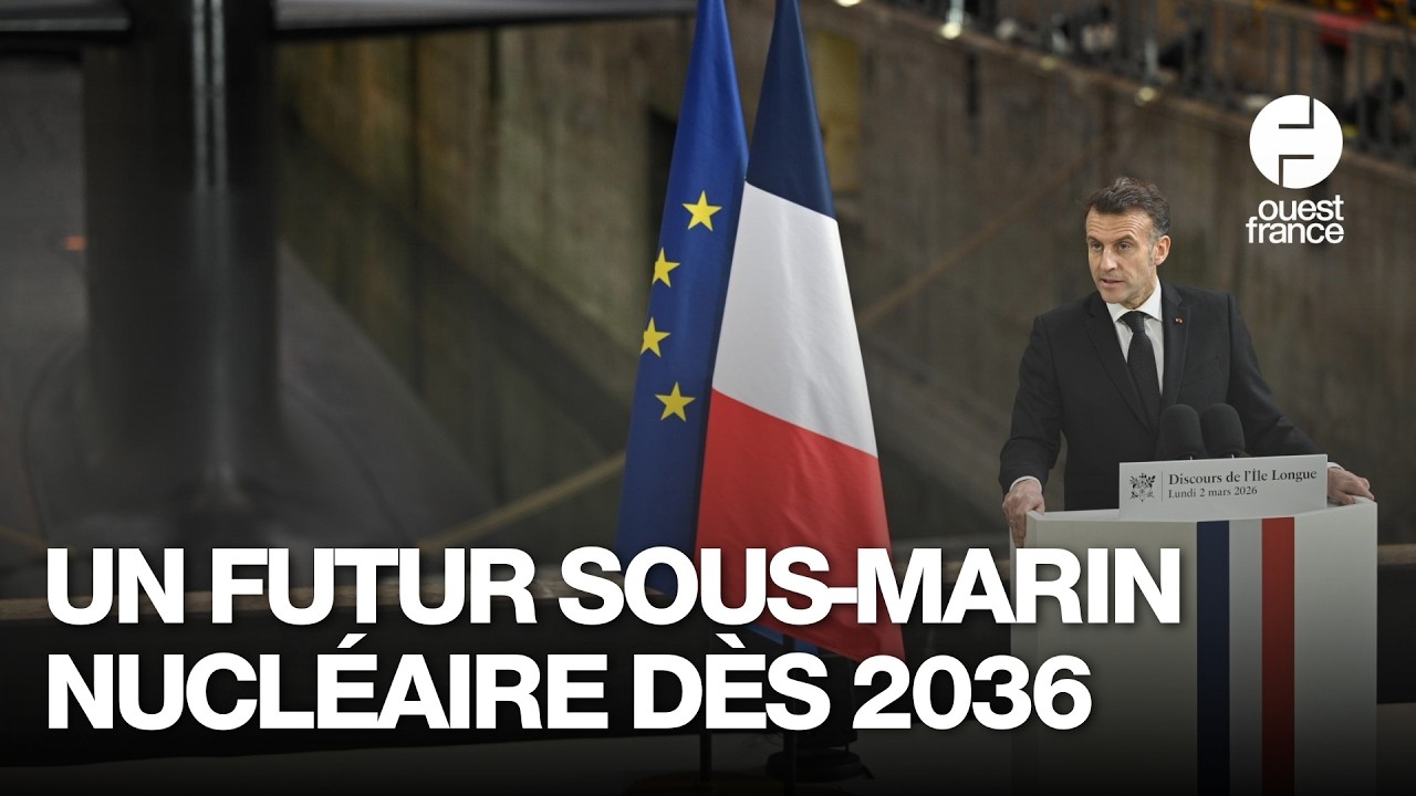 Dissuasion nucléaire : le discours en direct d'Emmanuel Macron