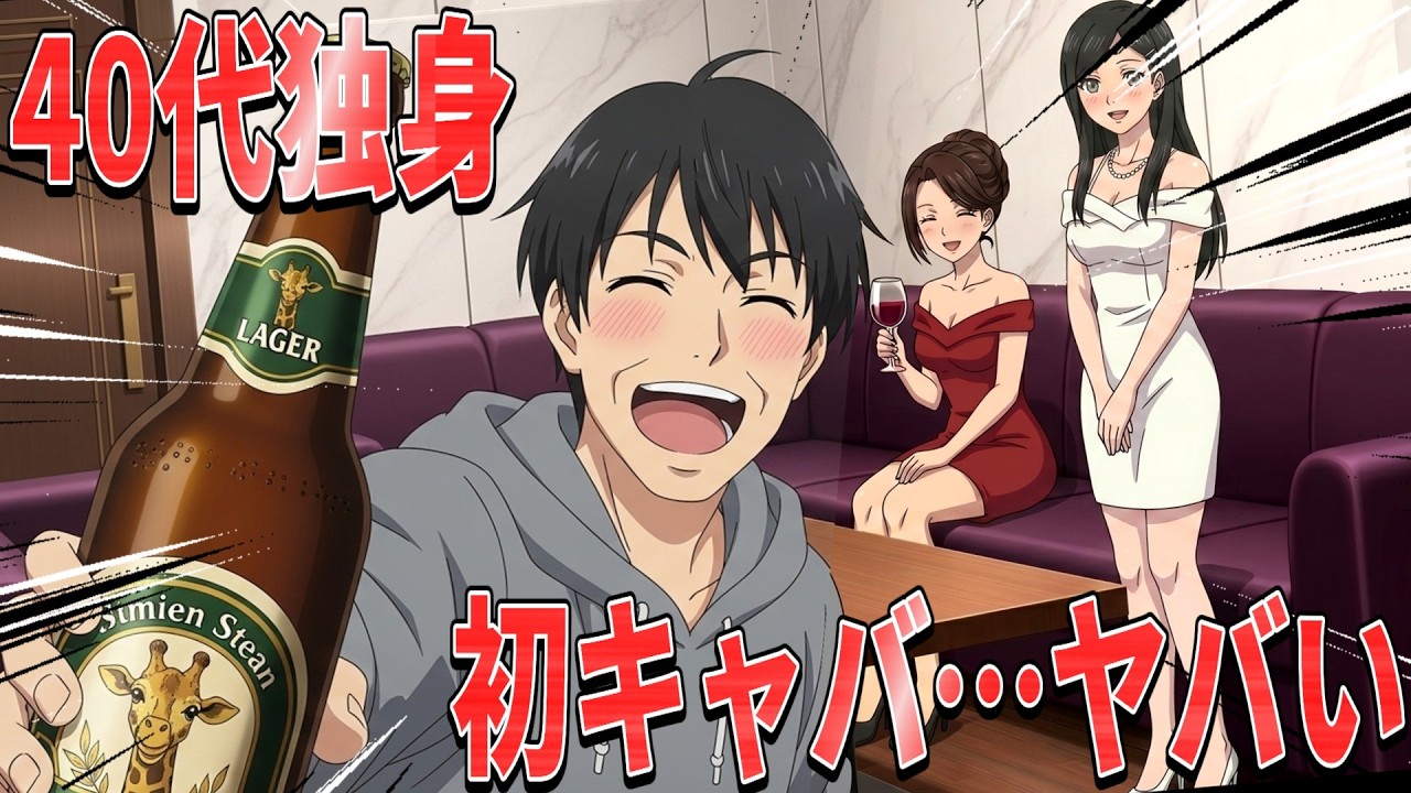 【漫画】４０代独身 キャバクラがちょっと楽しかった日曜日