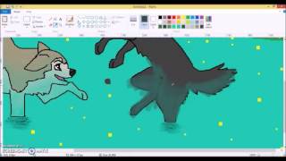 Fireflies - Anime wolf speedpaint Remake!