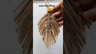 Amazing Jute Key Ring Craft | Handmade Jute Keychain DIY | #ytshorts #diy