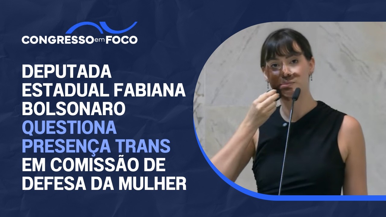 Deputada estadual Fabiana Bolsonaro questiona presença trans em Comissão de Defesa da Mulher
