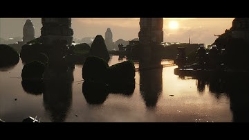 Scifi Refinery Scene | 4K Houdini Solaris USD Karma XPU