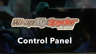 2020 + Can-am Spyder RT/RT Limited 3D Real Carbon Fiber Control Panel Installation Video.