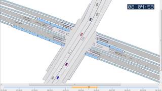 Intermodal simulation of passengers, trains and buses - SimWalk Road Traffic Simulator screenshot 4