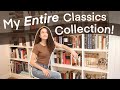 My entire classics collection a bookshelf tour