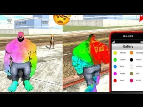 Hulk Color Code Finally Hulk Rgb Color Cheat Code in Indian Bike Driving 3D 🤯💯|New She ...