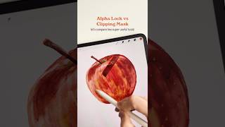 Alpha Lock vs Clipping Mask 🎨 Let’s compare two super useful tools! #procreate #procreatetips