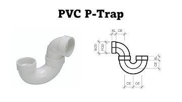 Create PVC P-Trap DN40-DN100 Revit Family (Parametric)