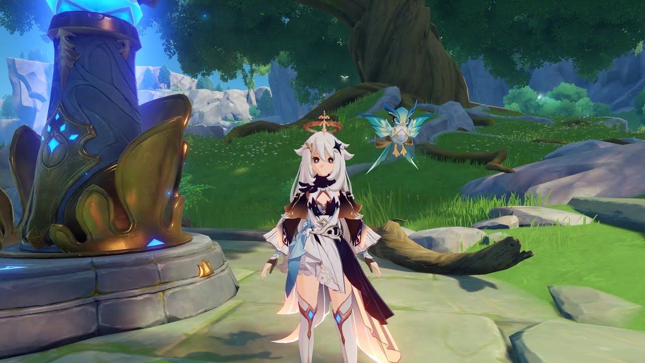 Paimon Replaces Lumine Mod