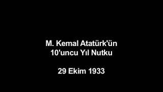 29 Ekim 1933 Atatürk Nutuk