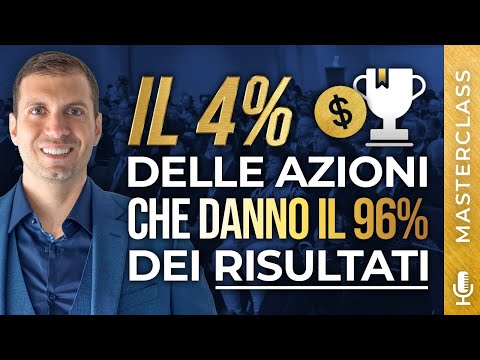 Il 4% delle azioni di marketing che danno il 96% dei risultati