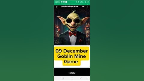 Goblin Mine Game secret code | 09 December Goblin Mine Game code | Today goblin mine game